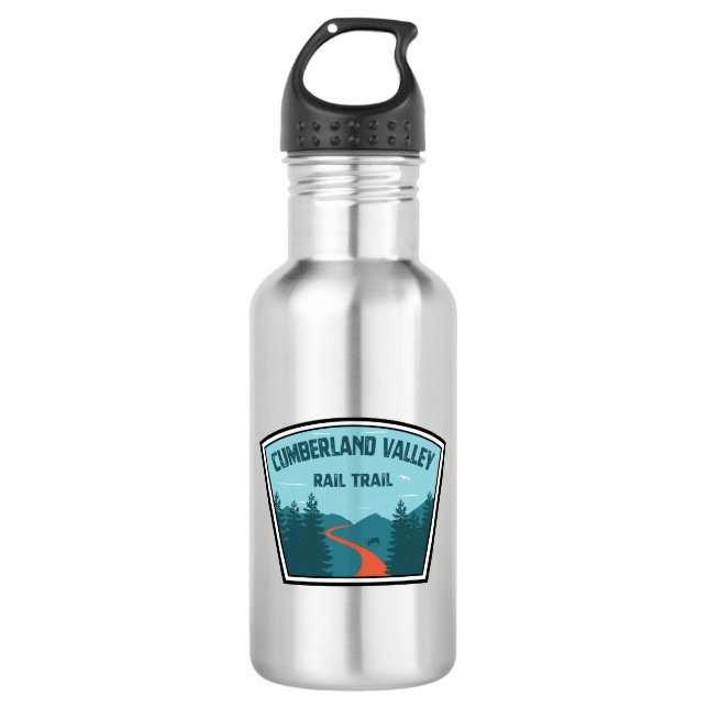 Cumberland Valley Rail Trail 532 Ml Water Bottle (Front)