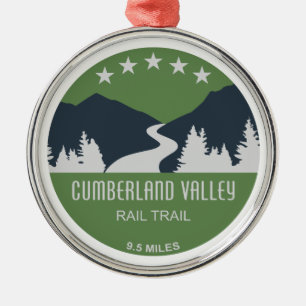 Cumberland Valley Rail-Trail Metal Ornament