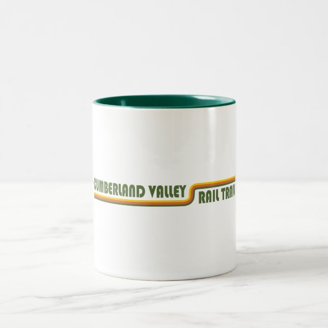Cumberland Valley Rail Trail Two-Tone Coffee Mug (Center)