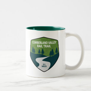 Cumberland Valley Rail-Trail Two-Tone Coffee Mug