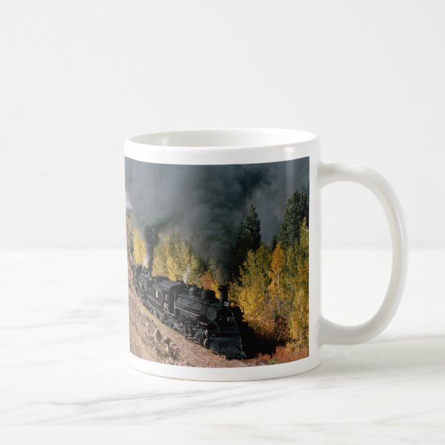 Cumbres and Toltec Railroad, No. 487 and No. 484m, Coffee Mug (Right)
