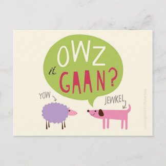 Cumbrian Owz It Gaan Post Card