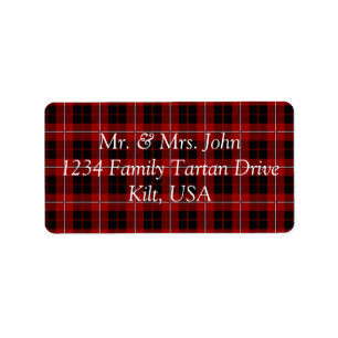 Cummingham Tartan Label