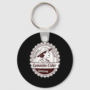 Cummins Cider Shirt - Funny Joke Novelty Gag Gift Key Ring