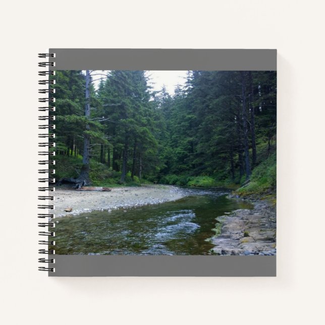 Cummins Creek at Neptune State Park, OR Notebook (Front)