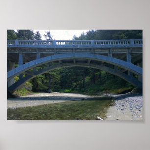 Cummins Creek at Neptune State Park, OR Poster