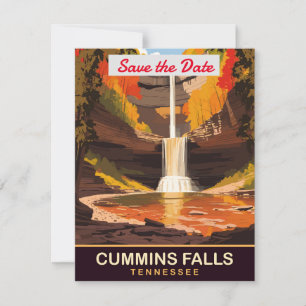 Cummins Falls Tennessee Wedding Invitation