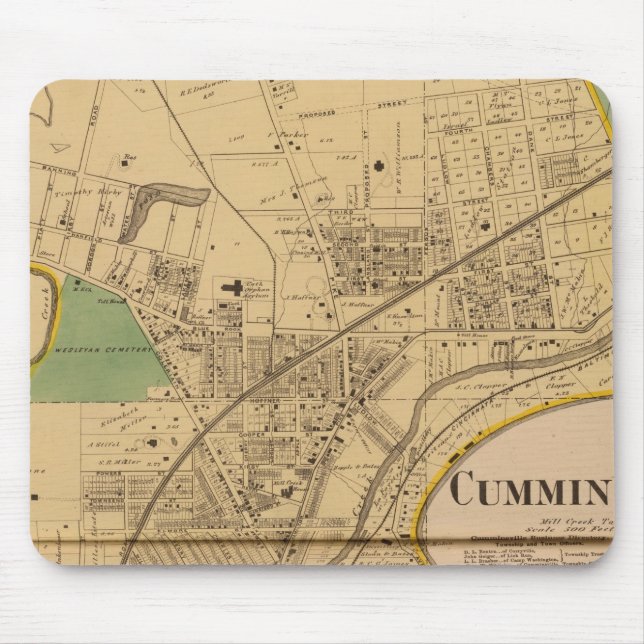 Cumminsville, Ohio Mouse Pad (Front)