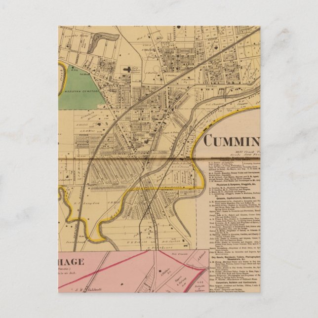 Cumminsville, Ohio Postcard (Front)