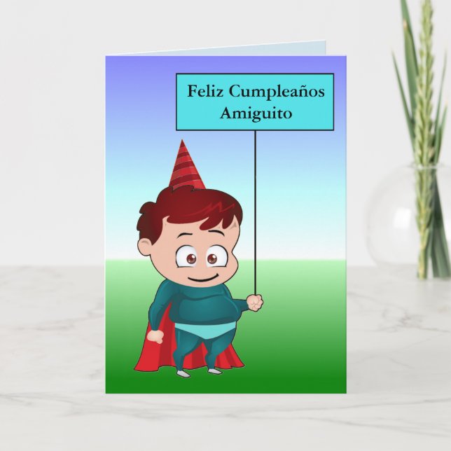 Cumpleaños Amiguito Card (Front)