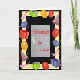 Cumpleaños con style card