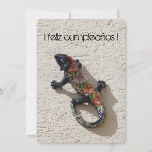 cumpleaños lizard card