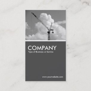 Cumulonimbus Crane - 70pc Grey Business Card