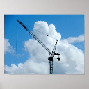 Cumulonimbus Crane Poster