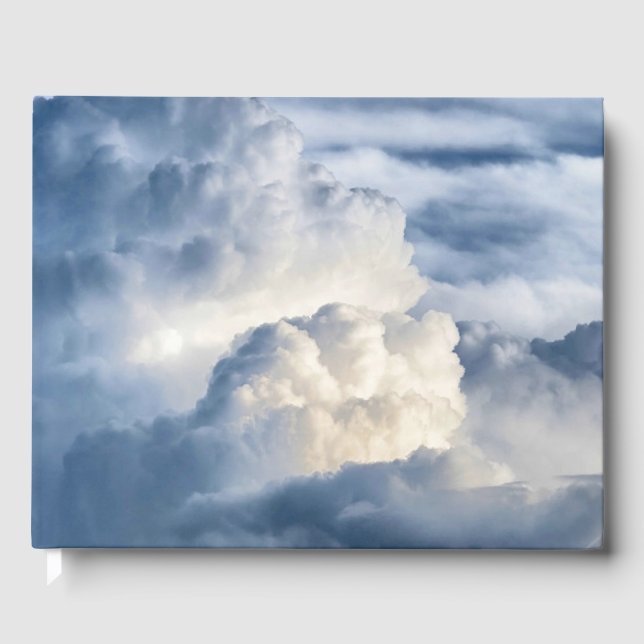 Cumulus Cloud Group Funeral  Guest Book (Front)