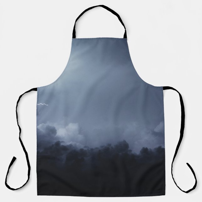 CUMULUS CLOUDS AND LIGHTNING APRON (Front)
