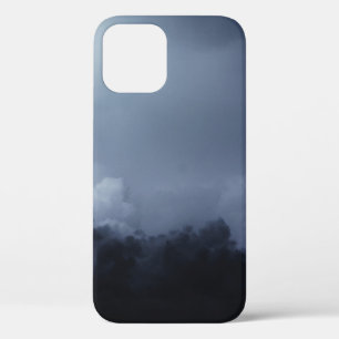 CUMULUS CLOUDS AND LIGHTNING iPhone 12 CASE