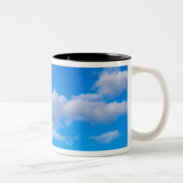 cumulus clouds over the western Antarctic Two-Tone Coffee Mug (Right)