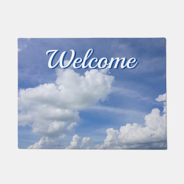 Cumulus Puffs Welcome Doormat (Front)