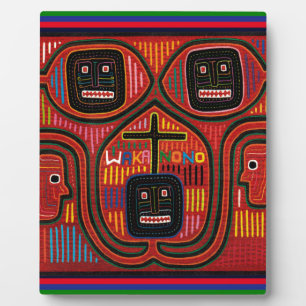 Cuna Tribal Design Plaque