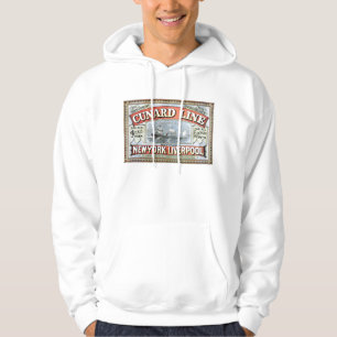 Cunard Line New York Liverpool 1875 Hoodie