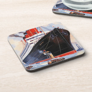CUNARD OCEAN LINER AQUITANIA COASTER