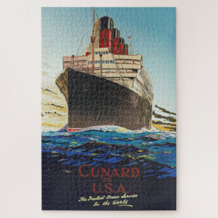CUNARD OCEAN LINER AQUITANIA JIGSAW PUZZLE