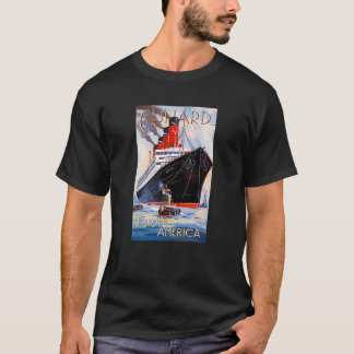 CUNARD OCEAN LINER AQUITANIA T-Shirt