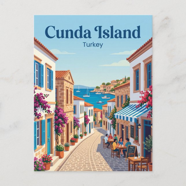 Cunda Island Turkey Postcard (Front)