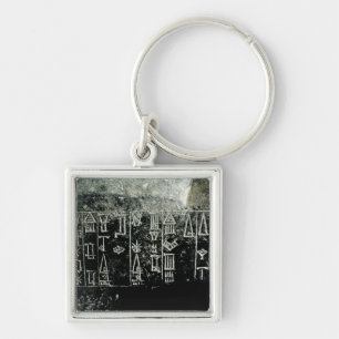 Cuneiform script key ring