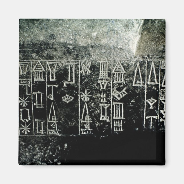 Cuneiform script magnet (Front)