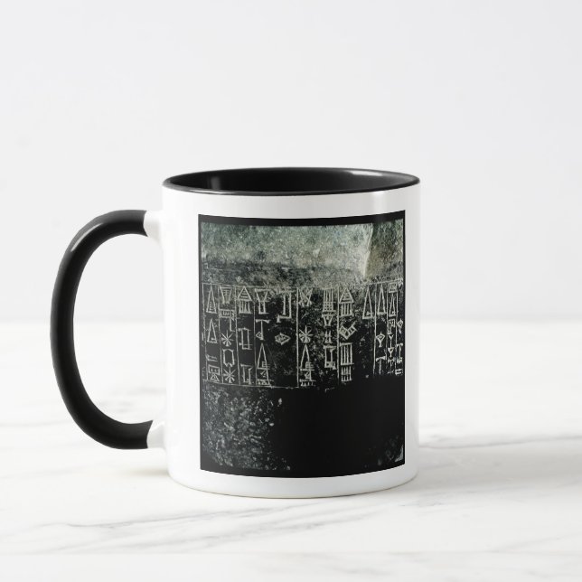 Cuneiform script mug (Left)