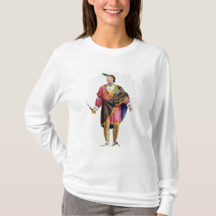 Cunne Shote, Chief of the Cherokees, 1780 (coloure T-Shirt