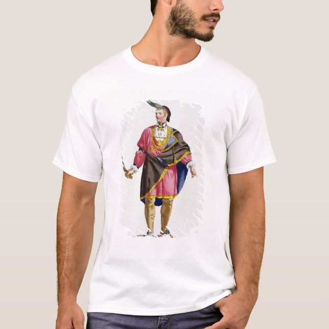Cunne Shote, Chief of the Cherokees, 1780 (coloure T-Shirt (Front)
