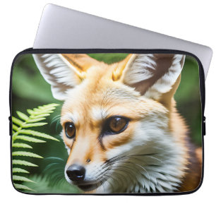 Cunning Fennec Fox, Laptop Sleeve