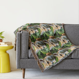Cunning Fennec Fox, Throw Blanket