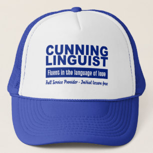 Cunning Linguist hat - choose colour