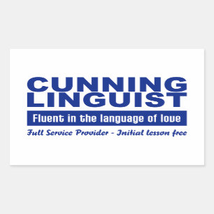 Cunning Linguist stickers