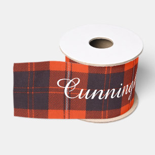 Cunningham clan Plaid Scottish tartan Grosgrain Ribbon