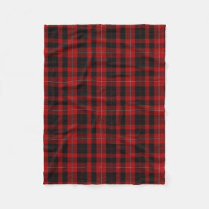 Cunningham Clan Tartan Plaid Fleece Blanket