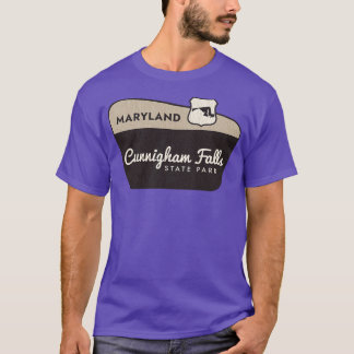 Cunningham Falls State Park Maryland Welcome Sign T-Shirt