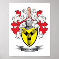 Cunningham Family Crest Coat of Arms