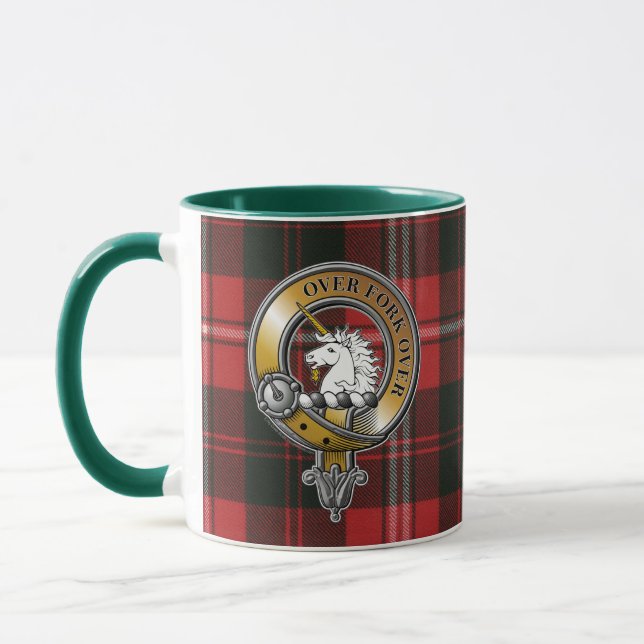 Cunningham Tartan & Badge Mug (Left)