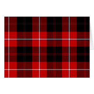 Cunningham Tartan Red Black Plaid