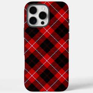 Cunningham Tartan Red Black Plaid iPhone 16 Pro Max Case