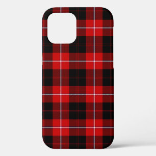 Cunningham Tartan Red Black Plaid iPhone 12 Case