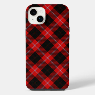 Cunningham Tartan Red Black Plaid iPhone 14 Plus Case