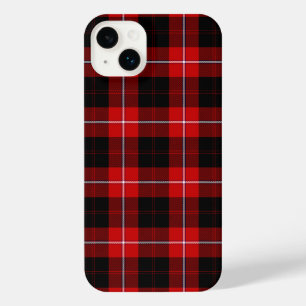 Cunningham Tartan Red Black Plaid  iPhone 14 Plus Case