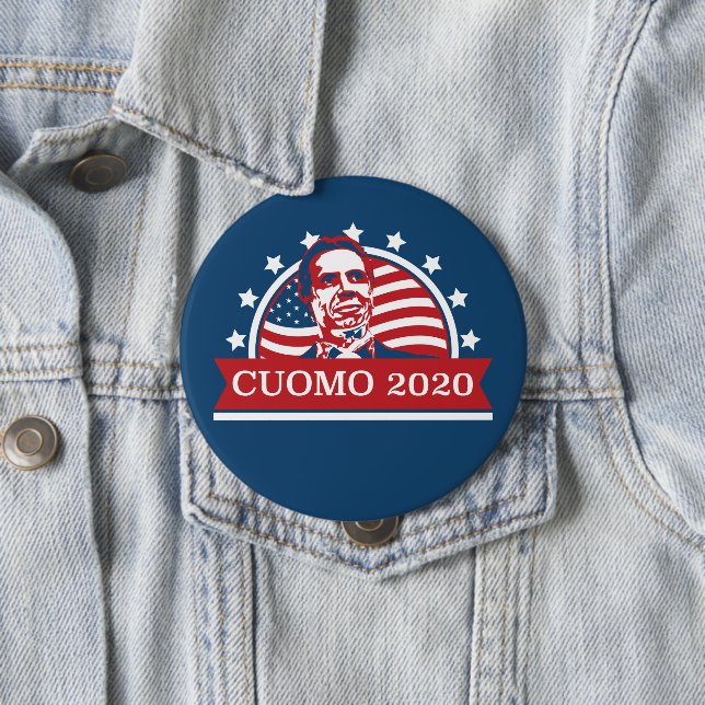 Cuomo 2020 | Vote for President 10 Cm Round Badge (In Situ)