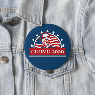 Cuomo 2020 Vote for President 10 Cm Round Badge